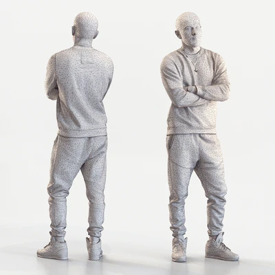 3d scan man 12 — Ver 3