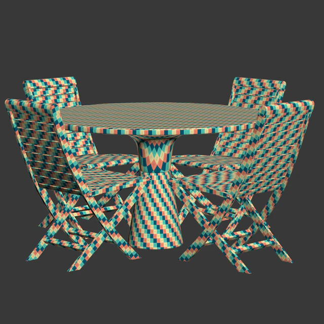 Alesso outdoor furniture set v06 / Garden furniture set — Descargar