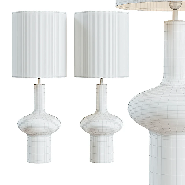 Grand Sculptural Studio Art Glass Buffet Lamp — Descargar