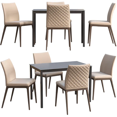 Dining table Connubia Snap + chair Romatti Soprano — Ver 4