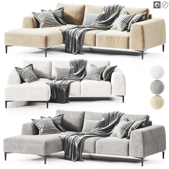 Corner sofa Cloud — Descargar