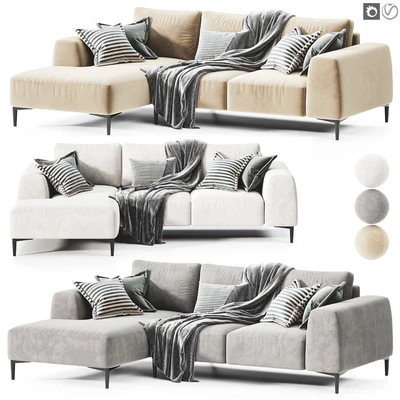 Corner sofa Cloud — Ver 1