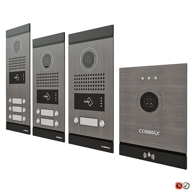 Set of COMMAX FINE VIEW on-door speakerphones — Descargar