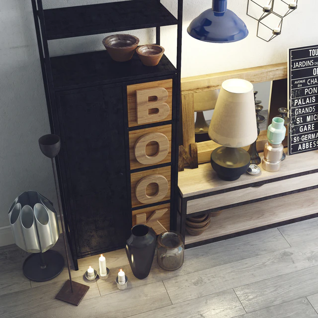 Decorative set. Loft style — Descargar