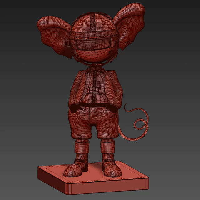Gucci cartoon hipster toys Sculpture — Descargar