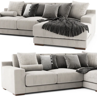 West Elm Dalton Chaise Longue — Вид 3