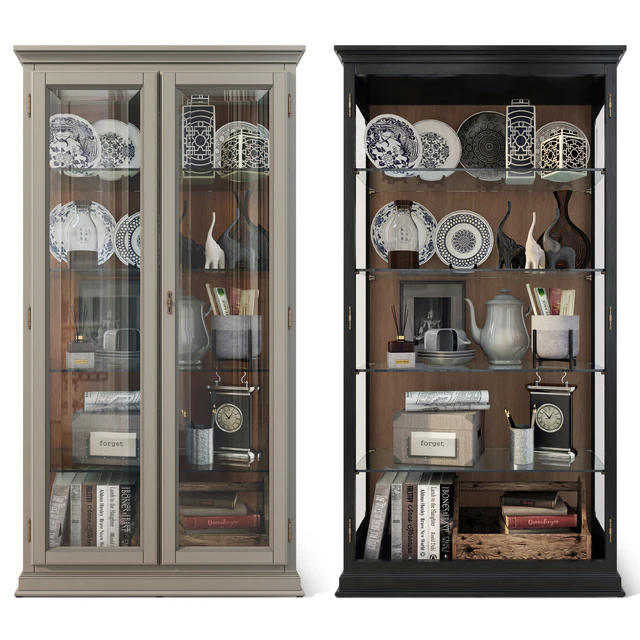 Cabinet / showcase with glass Showcase Domeniche Tosato — Descargar