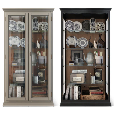 Cabinet / showcase with glass Showcase Domeniche Tosato — Ver 4