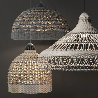 Wicker lampshades — Ver 2