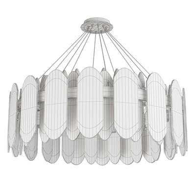 mirabelle blurry crystal modern chandelier — Ver 2