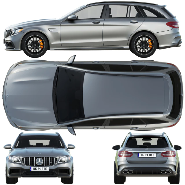 Mercedes Benz AMG C63 Estate — Descargar