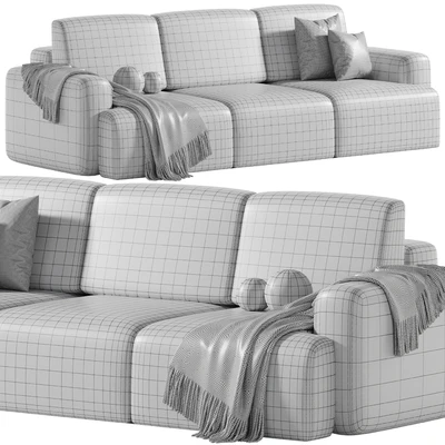 Sofa Bonent Velvet Moss — Ver 4