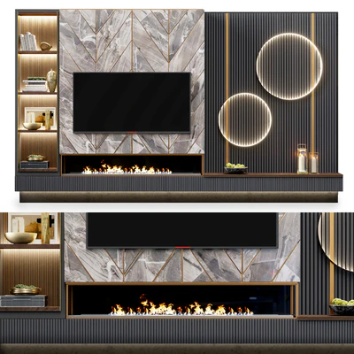 TV wall modern 50 — Ver 1