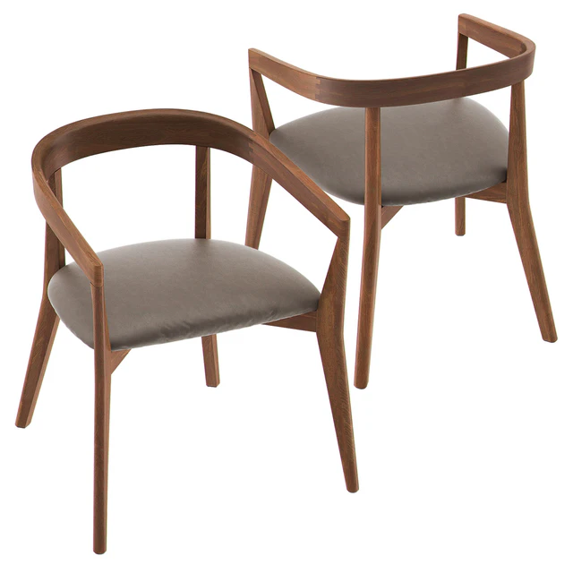 Cullen Shiitake Round Back Dining Chair — Скачать