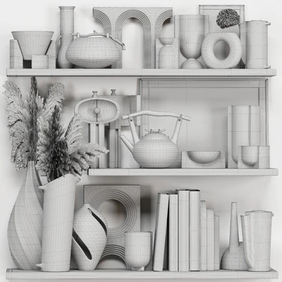 Decorative Set Rustic style 08 — Ver 3
