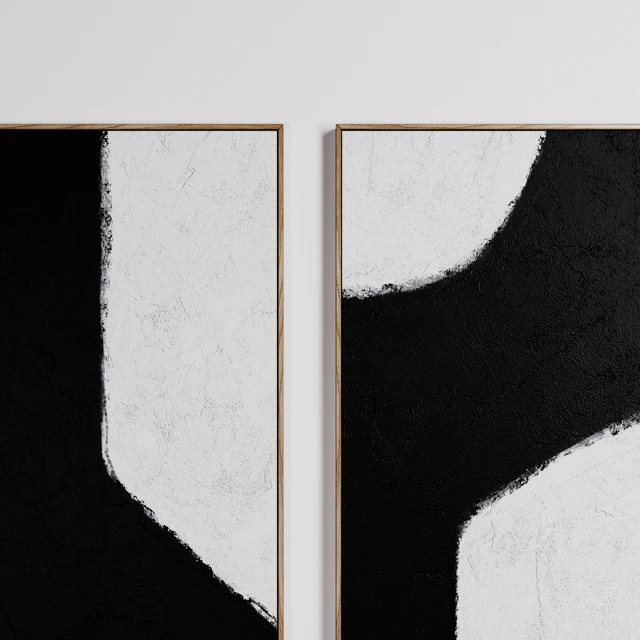 Set wall paintings Dopio, AM.PM LaRedoute — Скачать