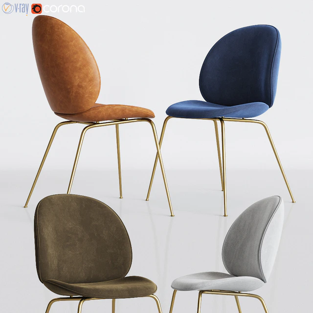 Gubi Beetle Dinning Chair — Descargar