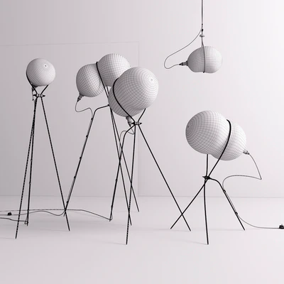 Designs Lighting With Bubbles Of Glass — Ver 3