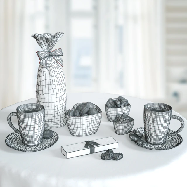 valentine's coffee set — Descargar