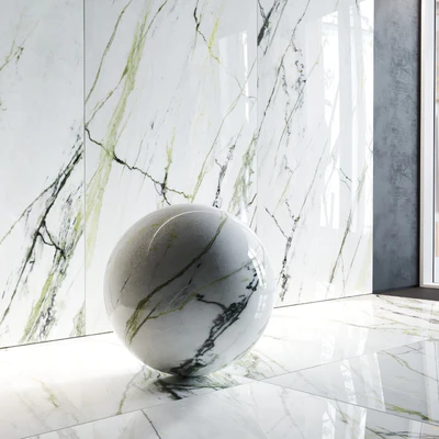 Ceramic Tiles Urbatek Porcelanosa Xlight Calacatta Green — Ver 3