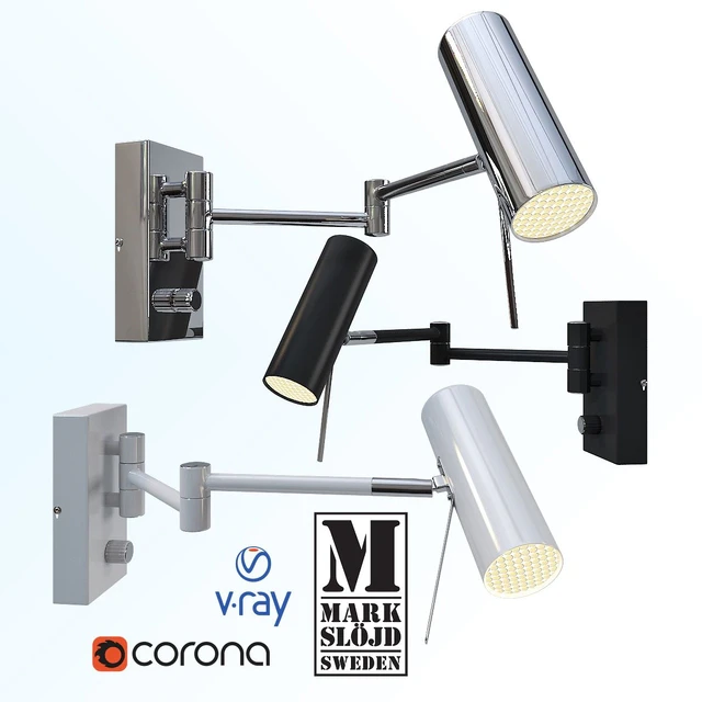 Wall lamp, model Roma, from the company Markslöjd, Sweden. — Descargar