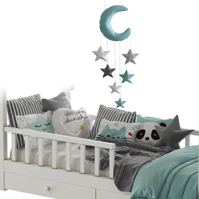 Childrens bed with columns 6 — Descargar