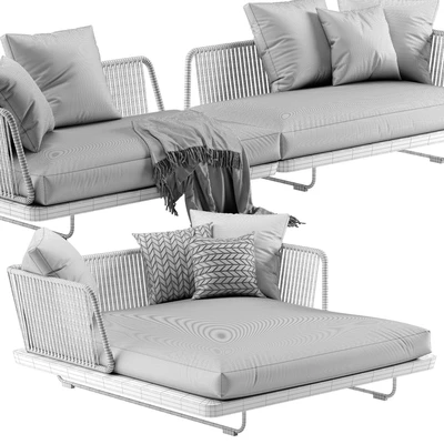 Minotti Sunray sofa set 3 — Ver 3