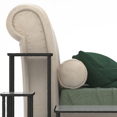 Alfred Leather Bed | Baxter — Ver 3