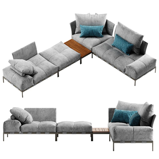 Saba Italia Pixel Light sofa set 4 — Descargar