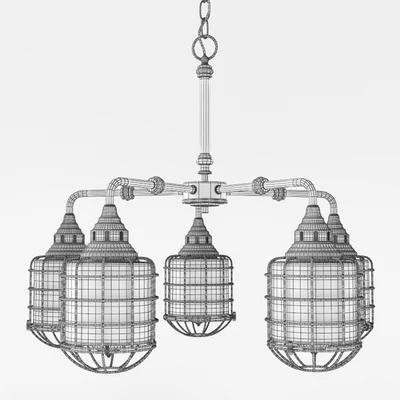 RUSTIC LOFT CAGE BATH LIGHT CL — Вид 2