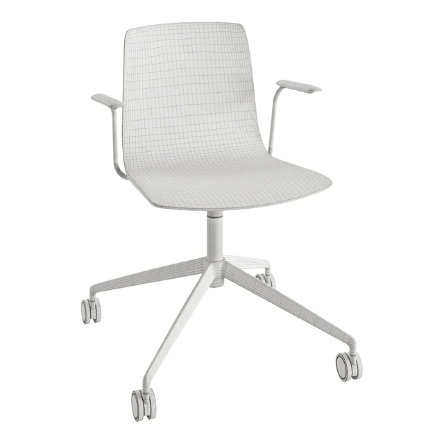 AAVA Trestle on Castors Office Chair by Arper — Descargar