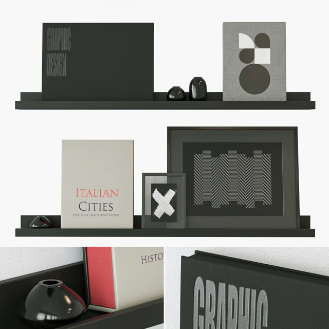 Decorative set on the shelves — Descargar