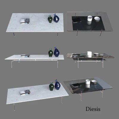 B & B Italia Small Tables Diesis — Ver 1
