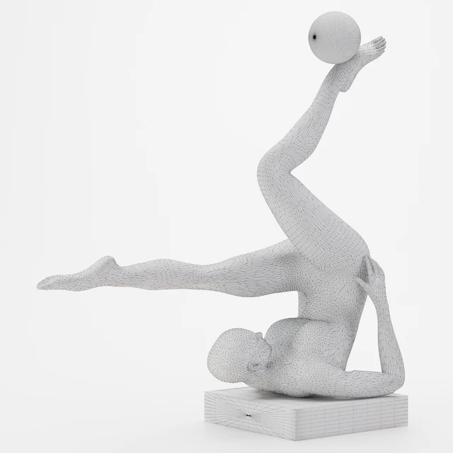 Decor People Sculpture Yoga — Descargar