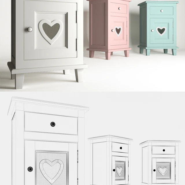 Bedside nightstand from the Adelina series — Descargar