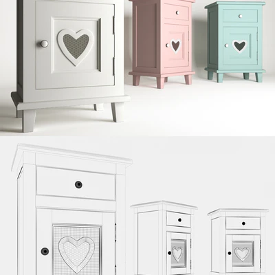 Bedside nightstand from the Adelina series — Ver 2