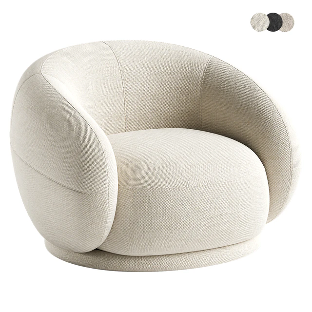 Sicily Occasional Chair in Mohair — Скачать