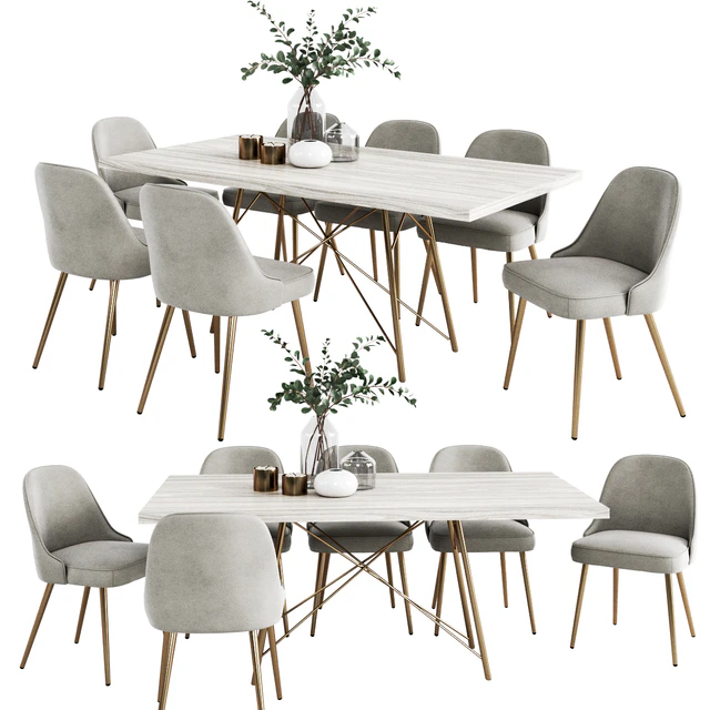 West Elm Dinning Set — Descargar
