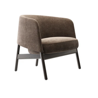 collar lounge chair wood by bensen — Скачать