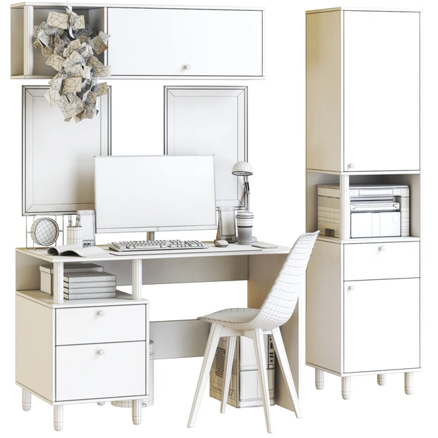 Workplace with Deakins furniture — Descargar