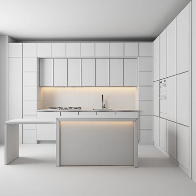 modern kitchen with island 006 — Ver 4