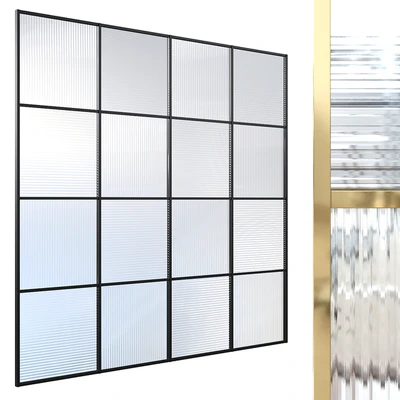 Стеклянная перегородка/Glass partition — Вид 1