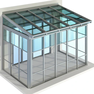 Metal glazed veranda terrace — Ver 7
