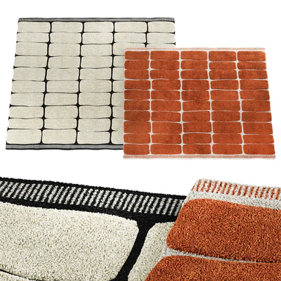Carpet with a graphic three-dimensional pattern — Ver 1