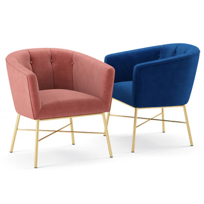 Falette Tufted Armchair FurnitureR — Вид 5