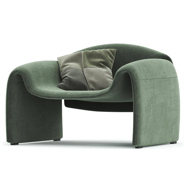 Le Club Armchair By Poliform — Скачать