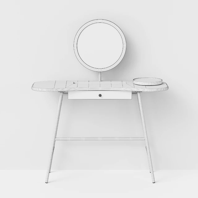 Rhea Dressing Table With Mirror — Descargar