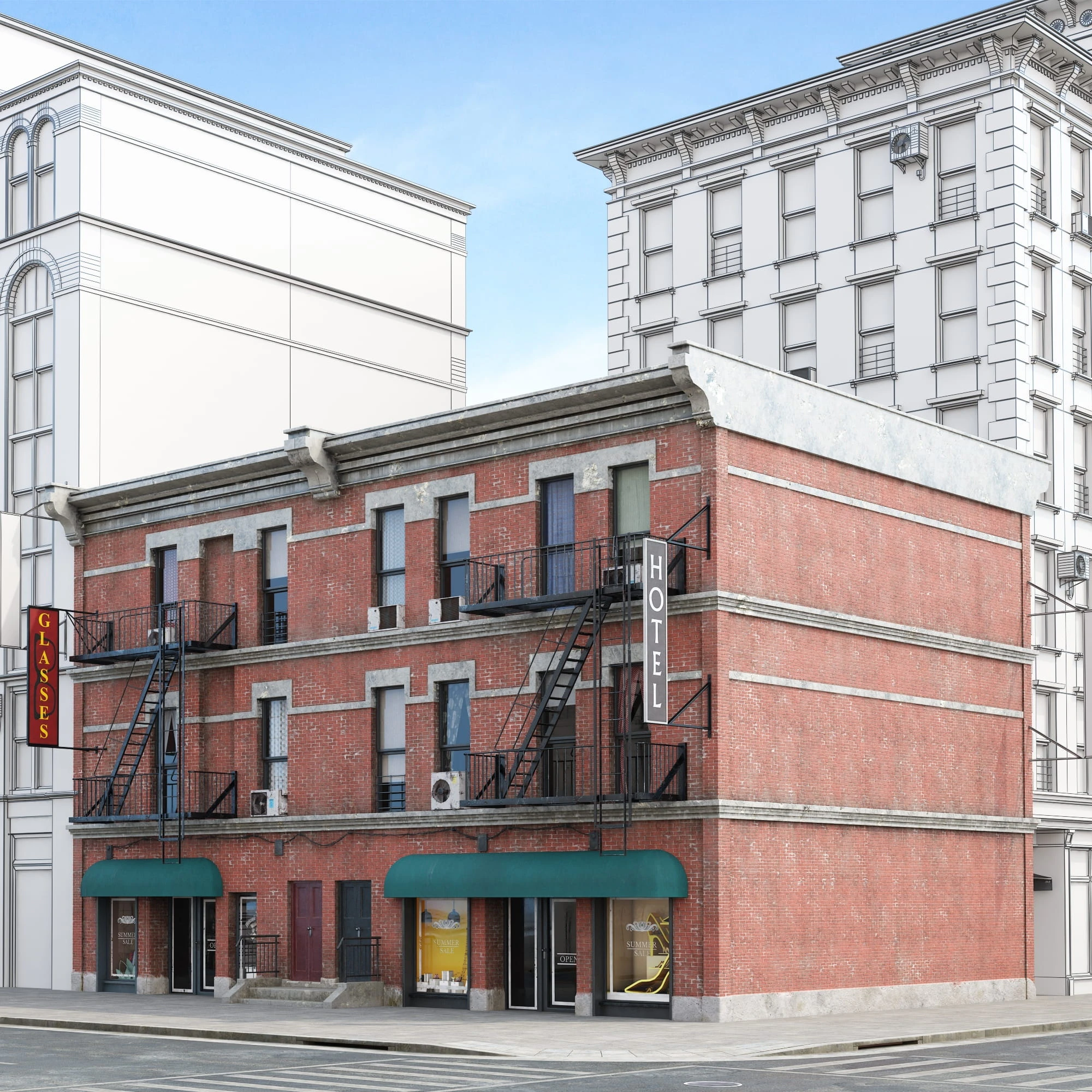 new york style buildings 002 — Скачать