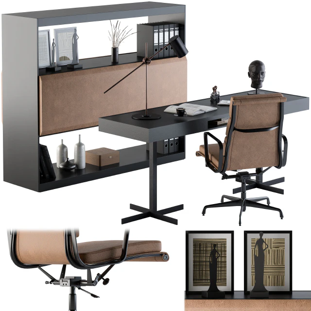 Office Furniture - Manager Set02 — Descargar