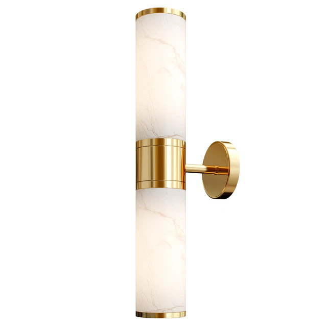 Brass Marble Wall Lamp — Descargar